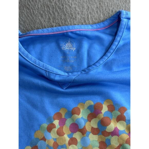 Disney Pixar Up Pajama Sleepshirt Sz M/L Blue "Adventure Out There" Nightgown - Picture 3 of 6